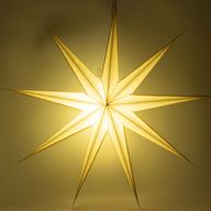 Lampada a Stella - Super Nova Champagne Glitter a Nove Punte - 90cm