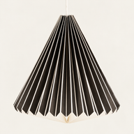 Paralume a Cono in Carta - Geometrie Calde