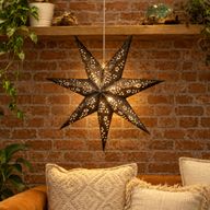 Starter Pack Paralumi a Stella in Carta – 20 Paralumi con Cavi e Lampadine