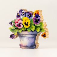 Piante da Casa in Legno - Mini Viola del Pensiero
