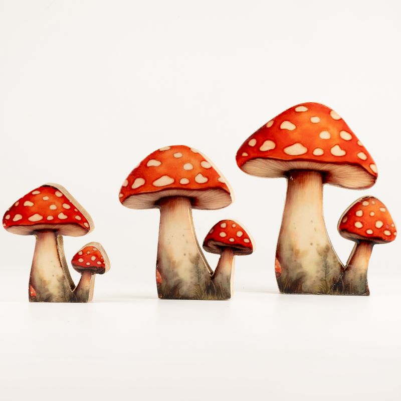 Piante da Casa in Legno - Fungo Grande Amanita Muscaria
