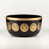 Set di 3 Ciotole Zodiak Nere - 15cm, 19cm, 20cm