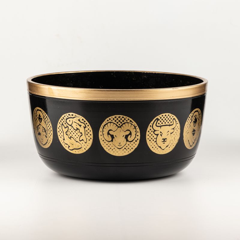 Set di 3 Ciotole Zodiak Nere - 15cm, 19cm, 20cm