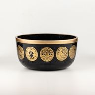 Set di 3 Ciotole Zodiak Nere - 15cm, 19cm, 20cm