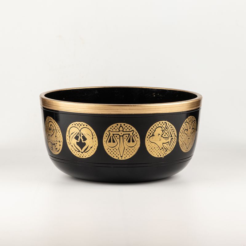 Set di 3 Ciotole Zodiak Nere - 15cm, 19cm, 20cm