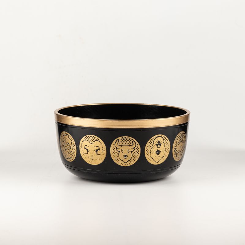 Set di 3 Ciotole Zodiak Nere - 15cm, 19cm, 20cm