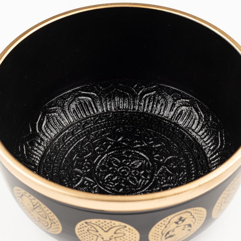 Set di 3 Ciotole Zodiak Nere - 15cm, 19cm, 20cm