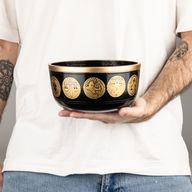 Set di 3 Ciotole Zodiak Nere - 15cm, 19cm, 20cm