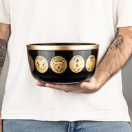 Set di 3 Ciotole Zodiak Nere - 15cm, 19cm, 20cm