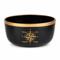 TRUE NORTH - Set Campana Tibetana Nera - 15x7,5 cm