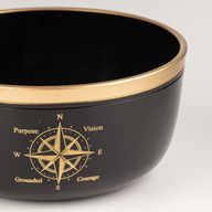 TRUE NORTH - Set Campana Tibetana Nera - 15x7,5 cm