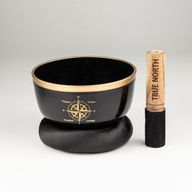 TRUE NORTH - Set Campana Tibetana Nera - 15x7,5 cm