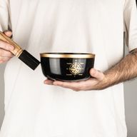 TRUE NORTH - Set Campana Tibetana Nera - 15x7,5 cm