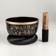 ALIGN - Set Campana Tibetana Nera - 15x7,5 cm