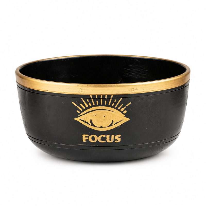 FOCUS - Set Campana Tibetana Nera - 15x7,5 cm