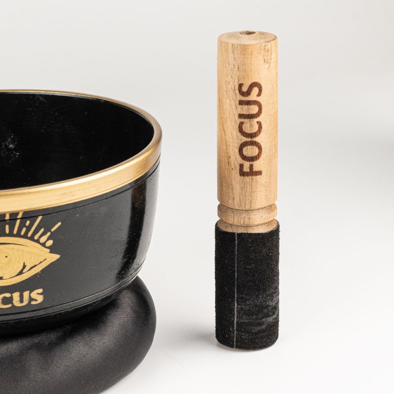 FOCUS - Set Campana Tibetana Nera - 15x7,5 cm