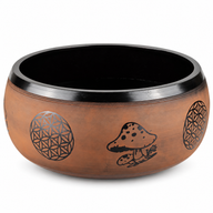 Campana Tibetana Grande - Prugna - 32x15cm - Design 2