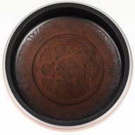 Campana Tibetana Grande - Prugna - 32x15cm - Design 2