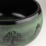 Campana Tibetana Grande - Salvia - 32x15 cm - Design 3