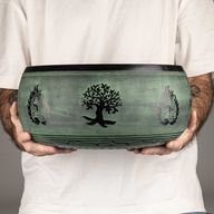 Campana Tibetana Grande - Salvia - 32x15 cm - Design 3