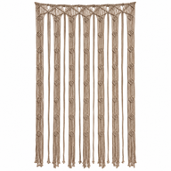 Tenda in Macramè - Cammello