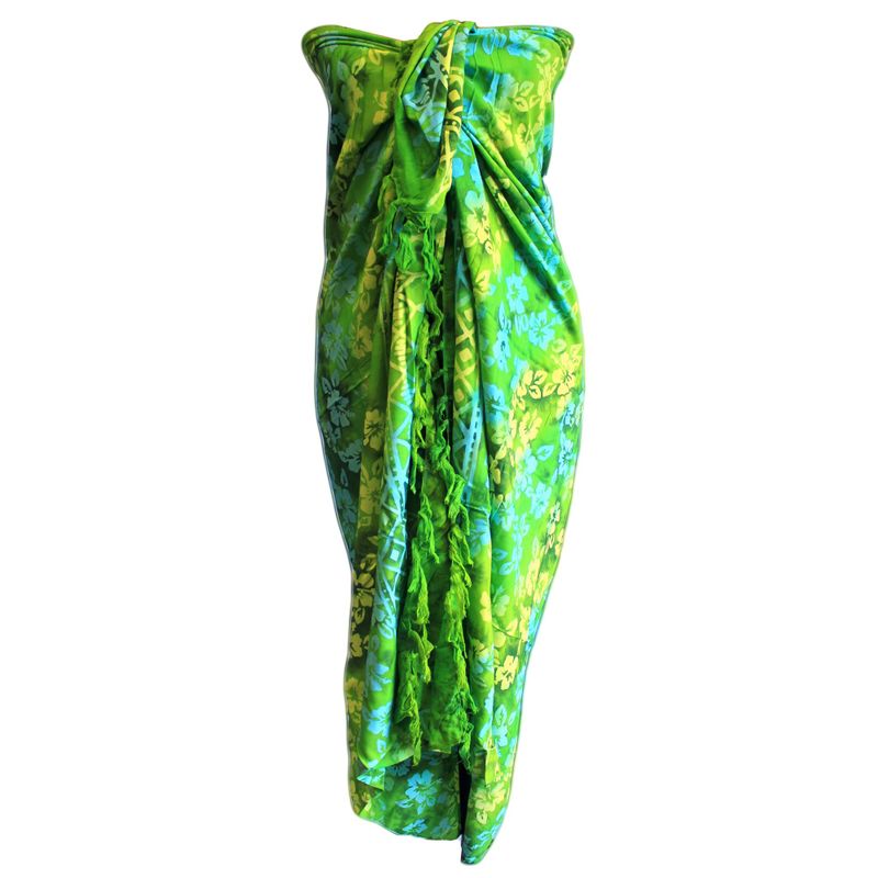 Sarongs con Stampe Floreali Orchidee (4 Colori Assortiti)
