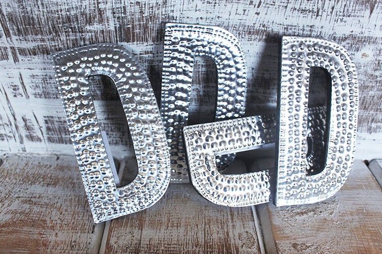 Lettere in Alluminio Lettera D (4) - Piccola