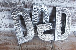 Lettere in Alluminio Lettera D (4) - Piccola