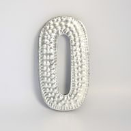 Lettere in Alluminio Lettera O (4) - Piccola