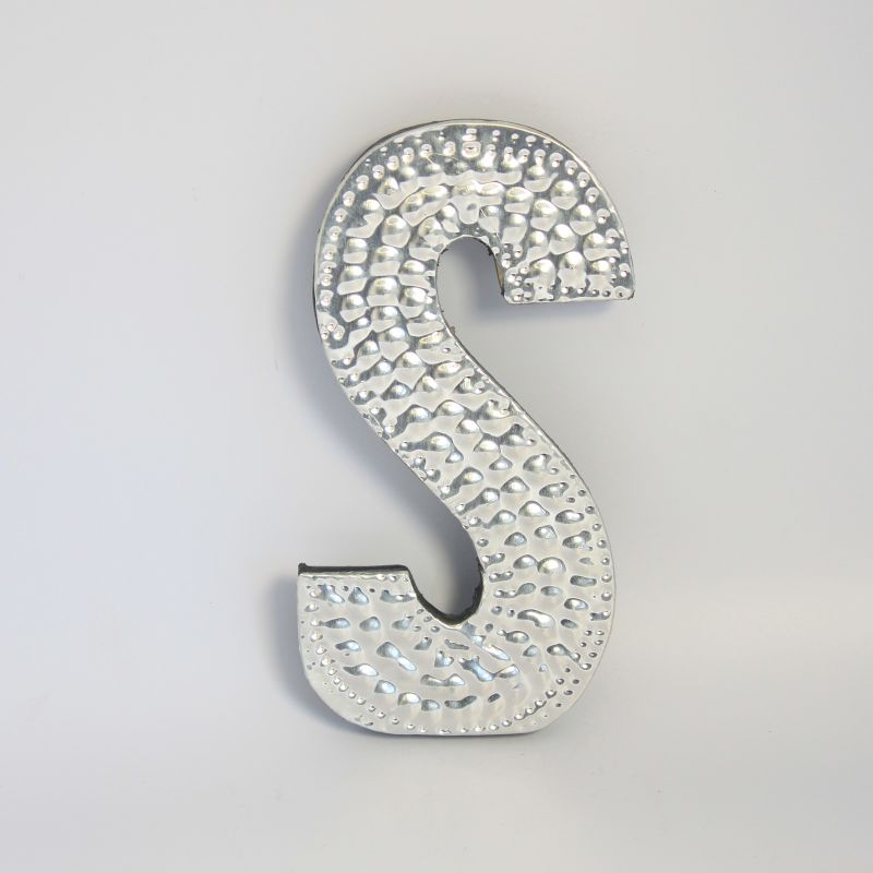 Lettere in Alluminio Lettera S (4) - Piccola