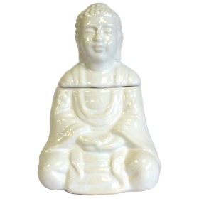 Brucia Ess. Buddha Seduto - Bianco