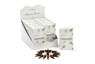 12x Incenso in Coni - Citronella