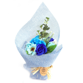Bouquet Fiori di Sapone Blu