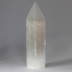 Torre in Selenite a Punta - 20 cm