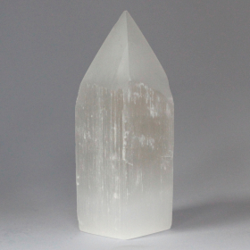 Torre in Selenite a Punta - 15 cm