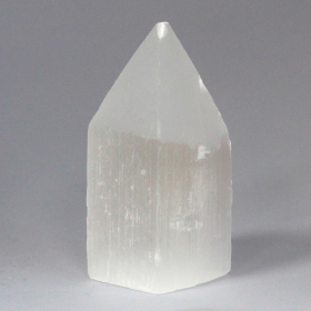 Torre in Selenite a Punta - 10 cm