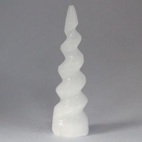 Torre in Selenite - Unicorno - 15 cm