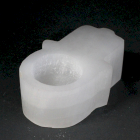 Porta Candela in Selenite - Hamsa