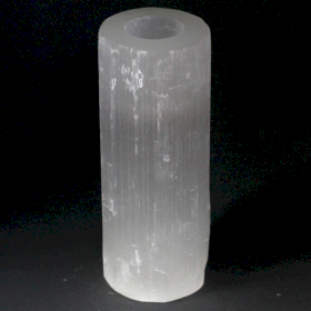 Porta Candela in Selenite - 20 cm