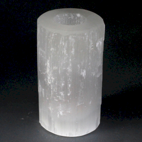 Porta Candela in Selenite - 15 cm