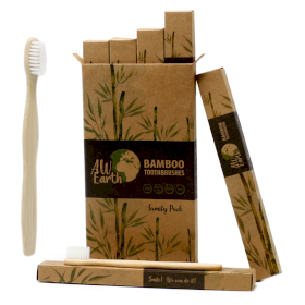 4x BambooSpazzolino in Bamboo - Pacco Famiglia