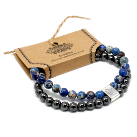 3x Braccialetti in Pietra Magnetici - Sodalite