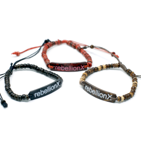 6x Braccialetti in Cocco - Rebellion X