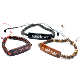 6x Braccialetti in Cocco - Euro4Ever