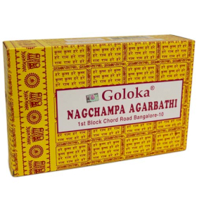 12x Goloka Nagchampa Incense Sticks 16g