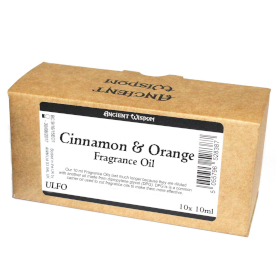 10x Fragranza 10ml (no etichetta) - Arancio e Cannella