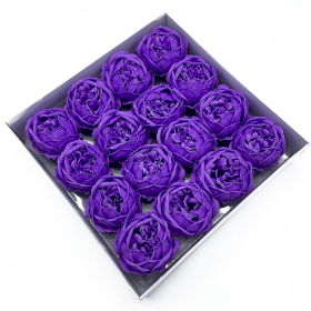 16x Fiori di Sapone DIY - Peonie XL - Lavanda