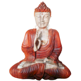 Statua Buddha Artigianale - 30cm Vitarka Mudra
