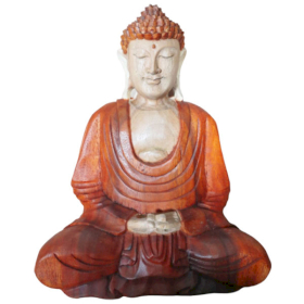 Statua Buddha Artigianale - 30cm Dhyana Mudra