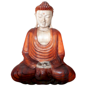 Statua Buddha Artigianale - 40cm Dhyana Mudra